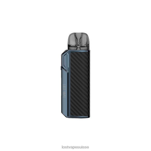 Lost Vape Flavors X02J6330 | Lost Vape Thelema kit de système de pod d'élite carbone bleu